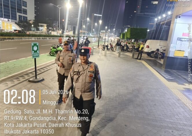 
					Respons Cepat Laporan 110, Polsek Metro Menteng Bubarkan Kerumunan Motor di Jalan MH Thamrin