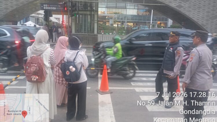 Polisi Hadir di Pusat Keramaian, Patroli Dialogis Perkuat Keamanan Kawasan Thamrin