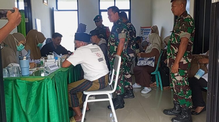 Koramil 14/Panongan Gelar Komsos dan Bakti Sosial Kesehatan “Jaga Jakarta On The Spot”, Warga Sambut Antusias