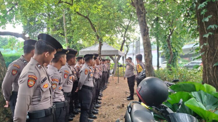 Apel Pengamanan Waskita Delegasi Perdana Menteri India Digelar di Sekat Lakdogi Tanah Abang