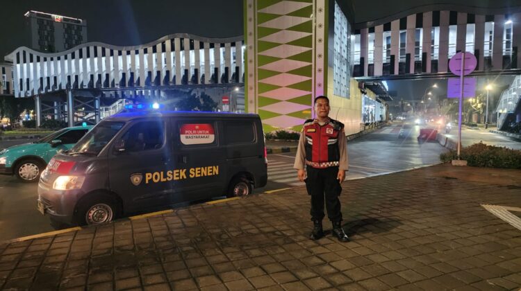 Polsek Senen Perkuat Patroli Dini Hari, Sejumlah Titik Rawan Tawuran Dijaga