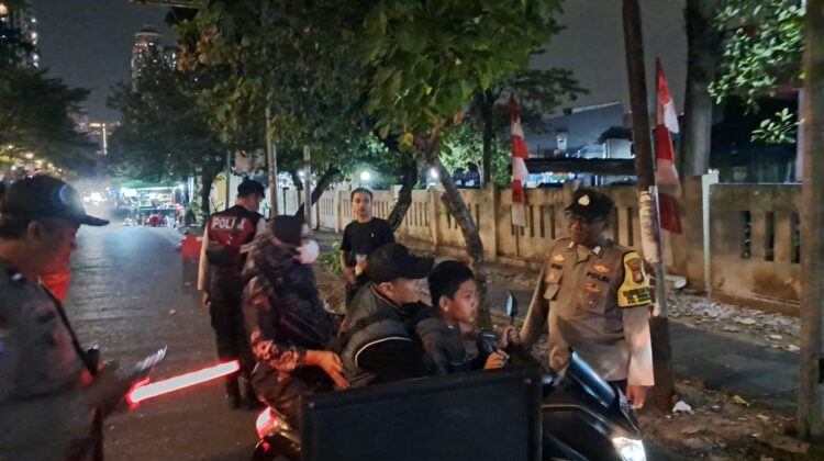 Polres Jakpus Gelar Operasi Cipkon Dini Hari, Enam Motor Tanpa Dokumen Diamankan