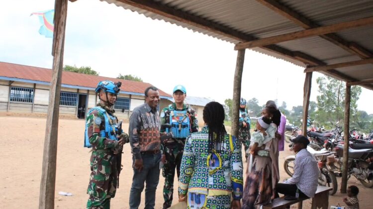 Satgas INDORDB MONUSCO Dukung Ujian Nasional dan Cegah Ebola di Kyangele
