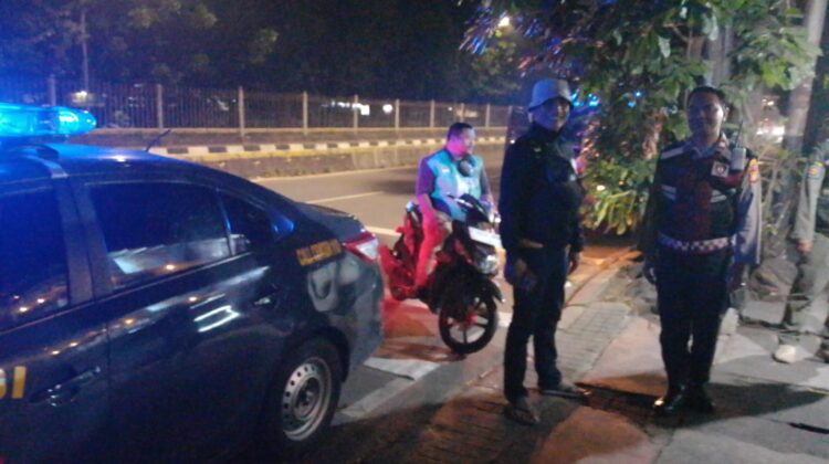 Perkuat Strong Point Di Jalan Raya” Bersama Polsek Sawah Besar Cegah Pelaku Kejahatan