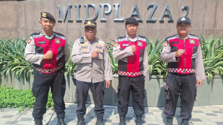 Polsek Tanah Abang Siagakan Personel Amankan Aksi Unjuk Rasa di Kantor PT Kaltim Prima Coal