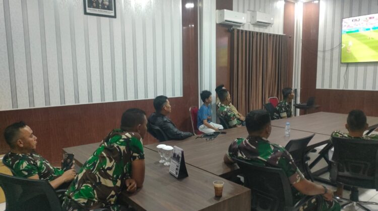 Nobar Gembira Piala Dunia 2026: Kodim 0510/Tigaraksa Perkuat Kemanunggalan TNI Bersama Masyarakat