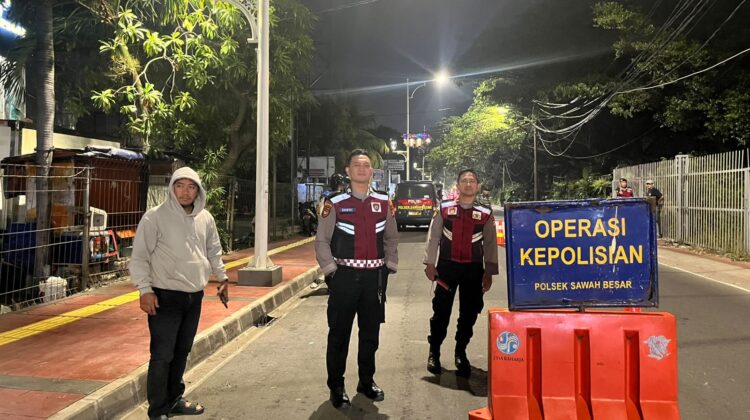 18 Personel Gabungan Perkuat Operasi Cipta Kondisi Stasioner di Sawah Besar