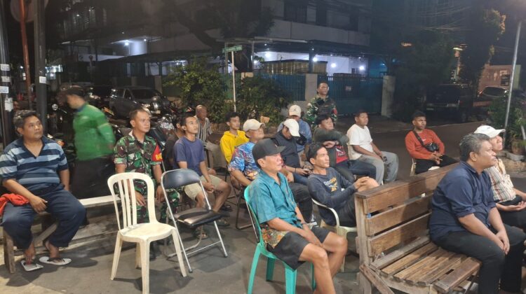 Kodim 0501/Jakarta Pusat Kembali Hadirkan Kebersamaan Melalui Nobar Piala Dunia 2026