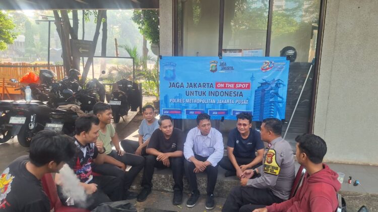 Polsek Metro Tanah Abang Gelar “Jaga Jakarta On The Spot Untuk Indonesia” di Hutan Kota, Perkuat Sinergi dengan Masyarakat Ciptakan Kamtibmas Kondusif