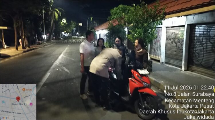 Patroli dan Razia Diperketat, Polisi Ciptakan Malam Aman di Menteng