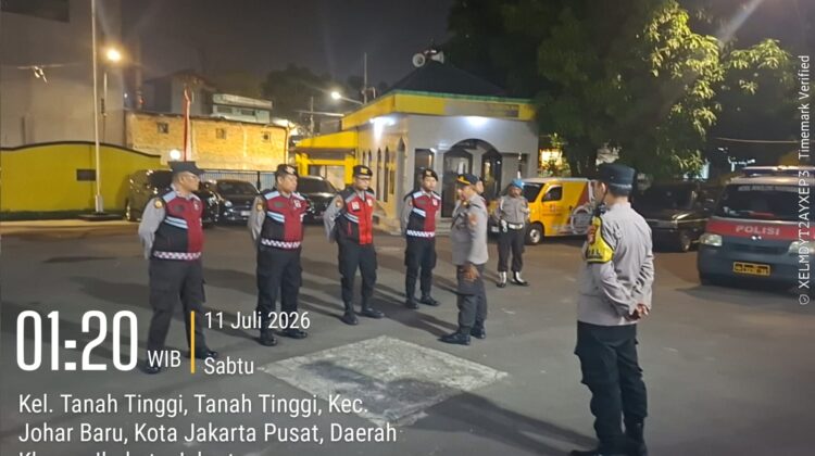 Apel Operasi Cipta Kondisi, Polsek Johar Baru Fokus Berantas Begal, Narkoba, Sajam, dan Kejahatan Jalanan