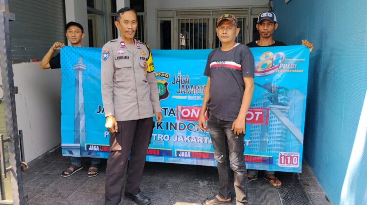 Jaga Jakarta On The Spot, Polsek Senen Ajak Warga Paseban Perkuat Sinergi Jaga Kamtibmas