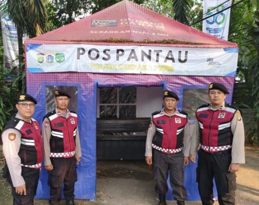 Strong Point Sore Hari, Polsek Cempaka Putih Perkuat Pengamanan di Jalur Strategis Antisipasi Kejahatan Jalanan