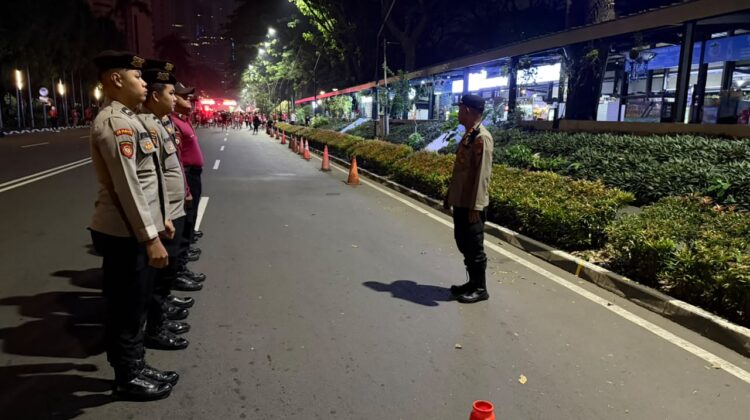 Polri Laksanakan Apel Pelayanan dan Pengamanan OPTIK Melawai Vision Run 2026 di Kawasan Senayan