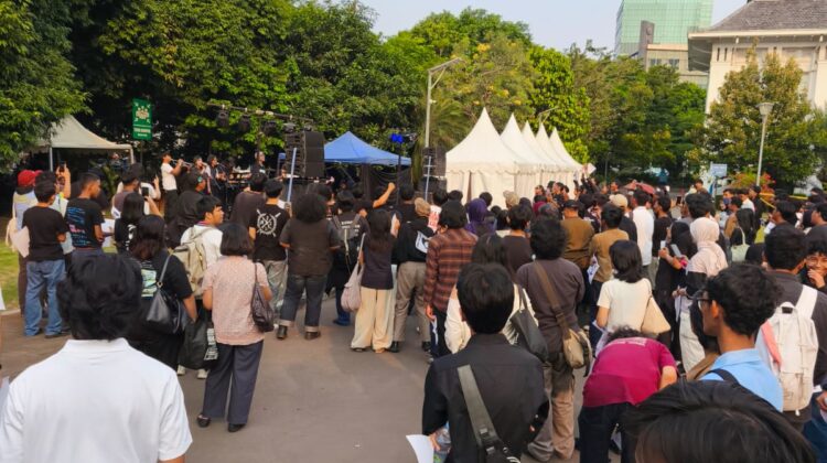 Monitoring Giat BEM UI Gelar “Salemba Berseru”, Tampilkan Orasi Mahasiswa dan Pentas Seni di Kampus Salemba,