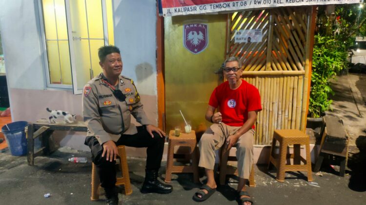 Bhabinkamtibmas Sambangi RW 10 Kebon Sirih, Warga Diajak Tingkatkan Kepedulian Kamtibmas