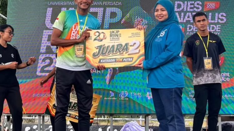 Prajurit Yonarhanud 16 Kostrad Praka Haidir Lestaluhu Raih Juara 2 UKJP Run Palopo 2026