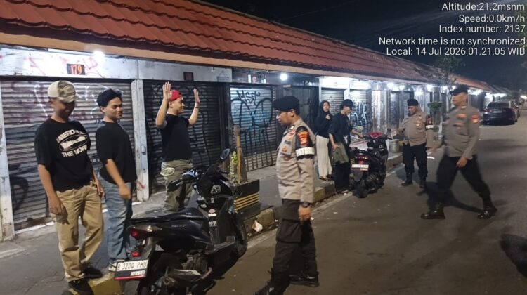 Keamanan Malam Jadi Prioritas, Polsek Metro Menteng Gencarkan Razia Stasioner