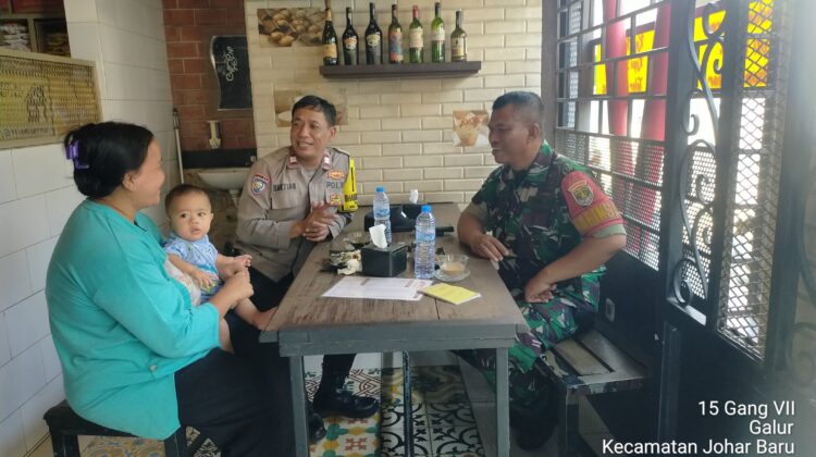 Sambang Warga Galur, Polisi dan TNI Perkuat Sinergi Jaga Kamtibmas Lingkungan