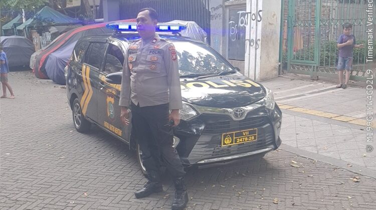 Patroli di Pegangsaan Diperketat, Kapolsubsektor Cegah Tawuran di Jalan Bonang