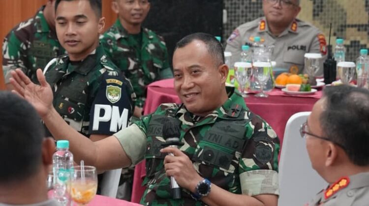 Perkokoh Sinergitas TNI–Polri dan Pemda, Danrem 052/Wijayakrama Tegaskan Komitmen Jaga Kondusivitas Wilayah