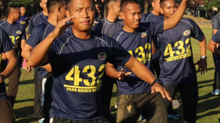 Yonif 432 Kostrad Gelar Olahraga Bersama, Perkuat Soliditas Prajurit dan Persit