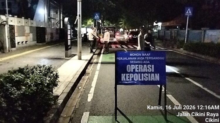 Operasi Preventif di Jalan Cikini, Polsek Metro Menteng Tingkatkan Pengawasan Kendaraan