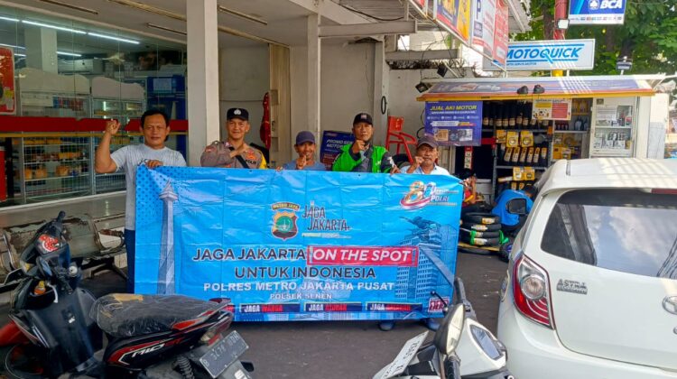 Polsek Senen Ajak Warga Perkuat Sinergi Lewat Program Jaga Jakarta On The Spot