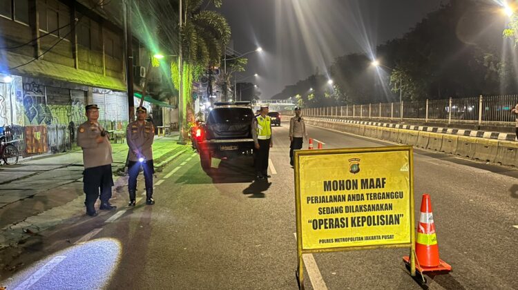 Polri Tegas Dalam Giat Operasi Cipta Kondisi Statsioner” Polsek Sawah Besar Jaga Keamanan Gunung Sahari Raya