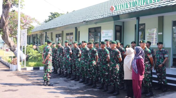 Yonzipur 10 Kostrad Hadirkan Layanan BPJS Berjalan untuk Prajurit dan Keluarga