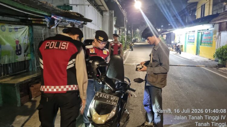 Polisi Sisir Titik Rawan Johar Baru Dini Hari, Ruang Gerak Begal dan Pelaku Kejahatan Jalanan Dipersempit