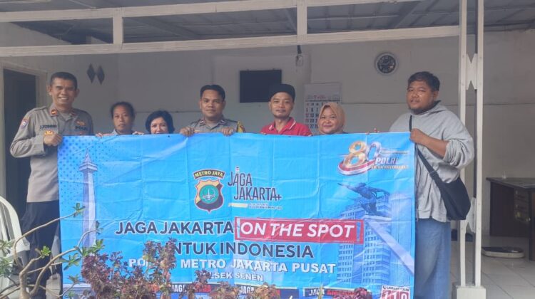 Jaga Jakarta On The Spot Digelar di Senen, Polisi Ajak Warga Perkuat Sinergi Jaga Kamtibmas