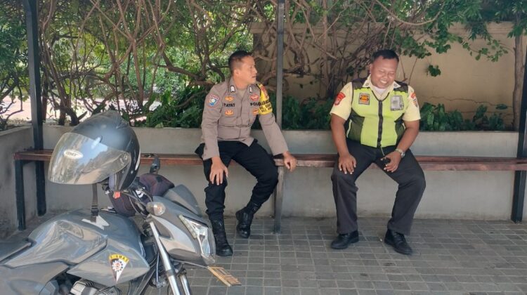 Sambang Dialogis Bhabinkamtibmas Kebon Kosong, Kolaborasi Polri dan Security Perkuat Keamanan Wilayah