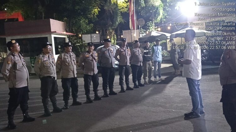 Patroli Cipkon Menteng Bergerak, Polisi Perkuat Pengamanan Wilayah Pada Malam Hari