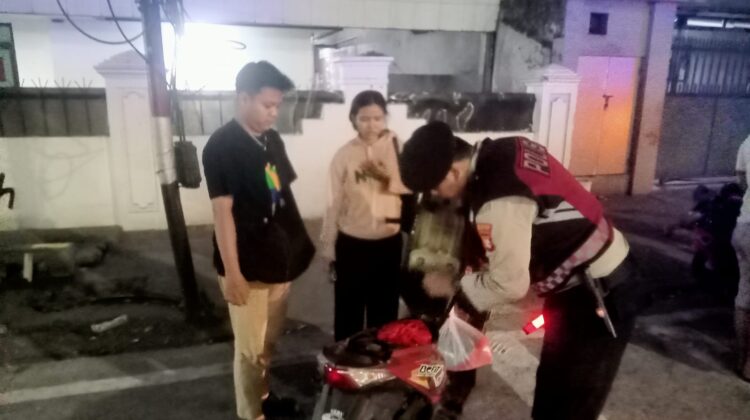 Hadirkan Rasa Aman, Polsek Cempaka Putih Gelar Razia Stasioner dan Patroli Malam