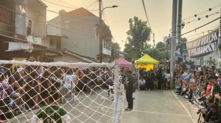 Bhabinkamtibmas Menteng Kawal Final Futsal Liga Aspal U-13, Blue Lion Juara