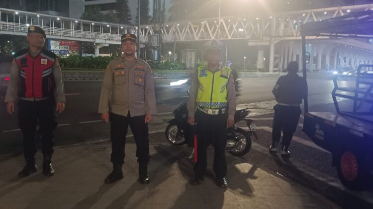 Cegah Tawuran dan Kriminalitas Jalanan, Polsek Metro Tanah Abang Gelar Patroli Intensif