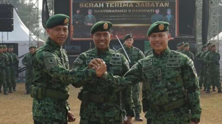 Yonarmed 9 Pasopati Resmi Dipimpin Letkol Arm Sudarmono Wira Cahyanto