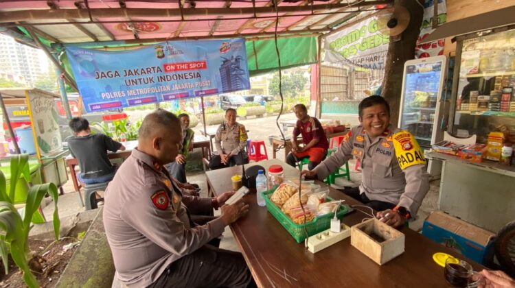 Jaga Jakarta On The Spot untuk Indonesia, Polsek Kemayoran Hadirkan Solusi Bersama Jaga Keamanan Lingkungan