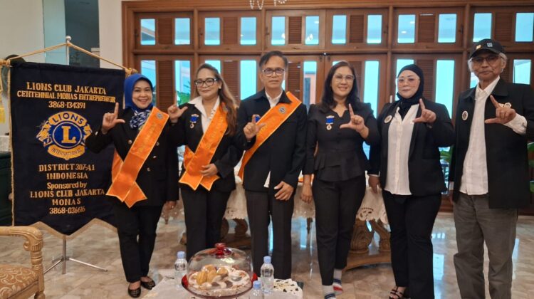 Ir. Agung Karang Resmi Dilantik sebagai Presiden Lions Club Internasional Jakarta Centennial Monas Entrepreneur