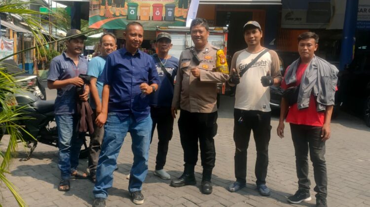 Jaga Jakarta On The Spot Rangkul Opang dan Pedagang Pasar Gondangdia