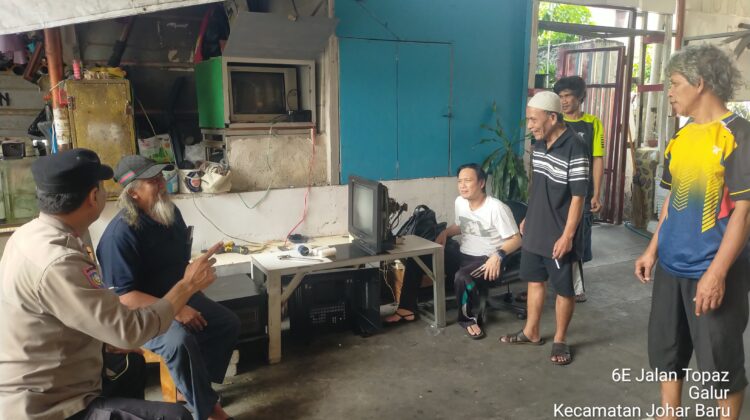 Perkuat Kemitraan dengan Warga, Polsek Johar Baru Intensifkan Sambang dan Cooling System di Galur