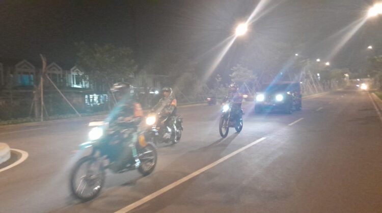 Koramil 02/Curug Gelar Patroli Maung, Cegah Balap Liar dan Tawuran Remaja