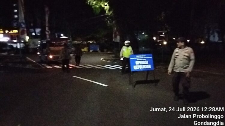 Polsek Metro Menteng Persempit Ruang Gerak Pelaku Kejahatan Lewat Razia Malam