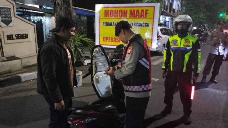 Polsek Senen Gelar Operasi Stasioner untuk Antisipasi Gangguan Kamtibmas, Hasil Razia Nihil Temuan
