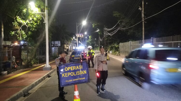 Polisi Sita Dua Kendaraan Dalam Operasi Cipta Kondisi Statsioner Di Sawah Besar