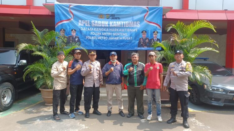 Jumat Berkah Sabuk Kamtibmas, Polsek Metro Menteng Perkuat Kemitraan Dengan Masyarakat