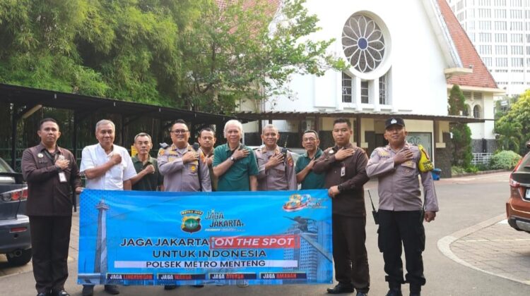 Jaga Jakarta On The Spot Perkuat Sinergi Dengan Pengurus Gereja Santa Theresia Menteng