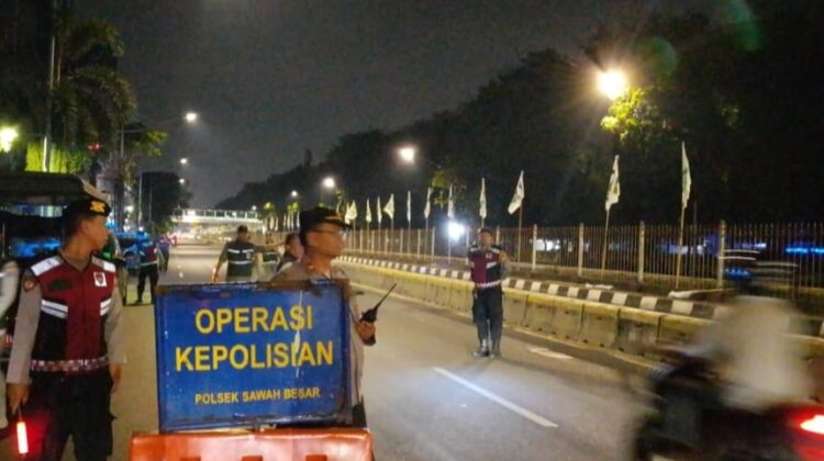 Balapan Liar Bersih” Polri Tingkatkan Operasi Cipta Kondisi Statsioner Di Gunung Sahari Raya