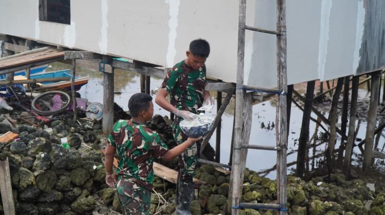 Renovasi RTLH di Desa Polewali Masuki Tahap Pemasangan Dinding dan Aplus